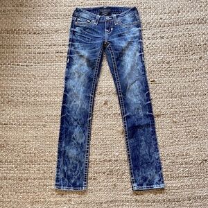 Big Star “Liv” Sz 25 Acid wash Skinny Jeans